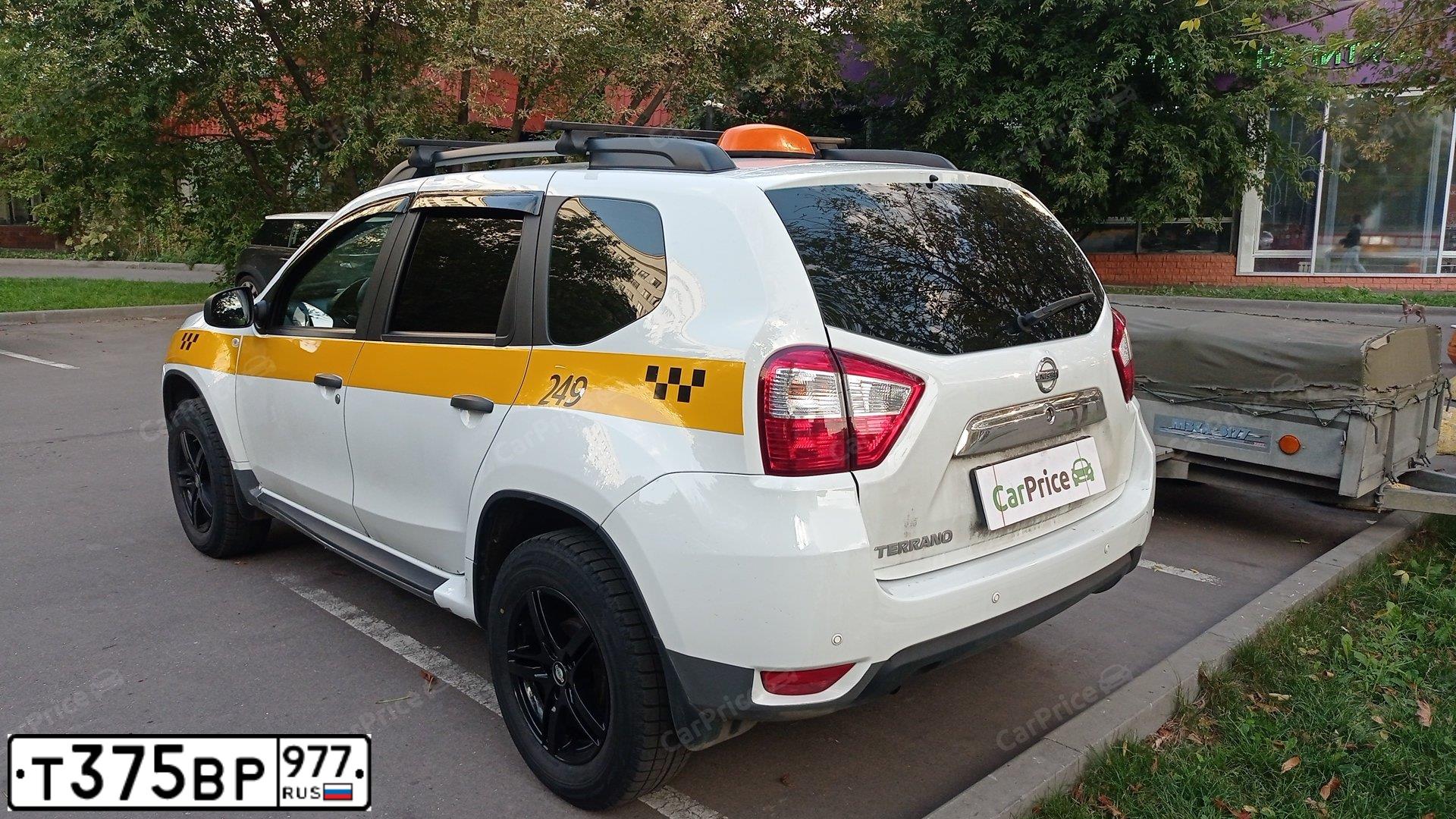Фото автомобиля NISSAN TERRANO, 2020 — госномер Т375ВР977. Цвет: БЕЛЫЙ