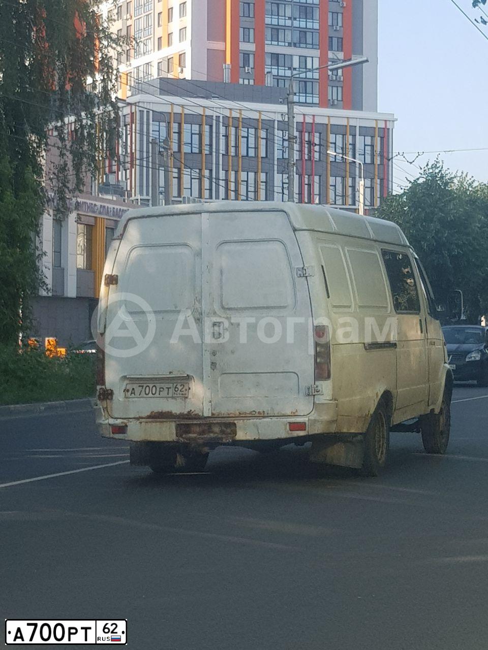 Фото автомобиля GAZ 2705 EL, 2005 — госномер А700РТ62. Цвет: БЕЛЫЙ