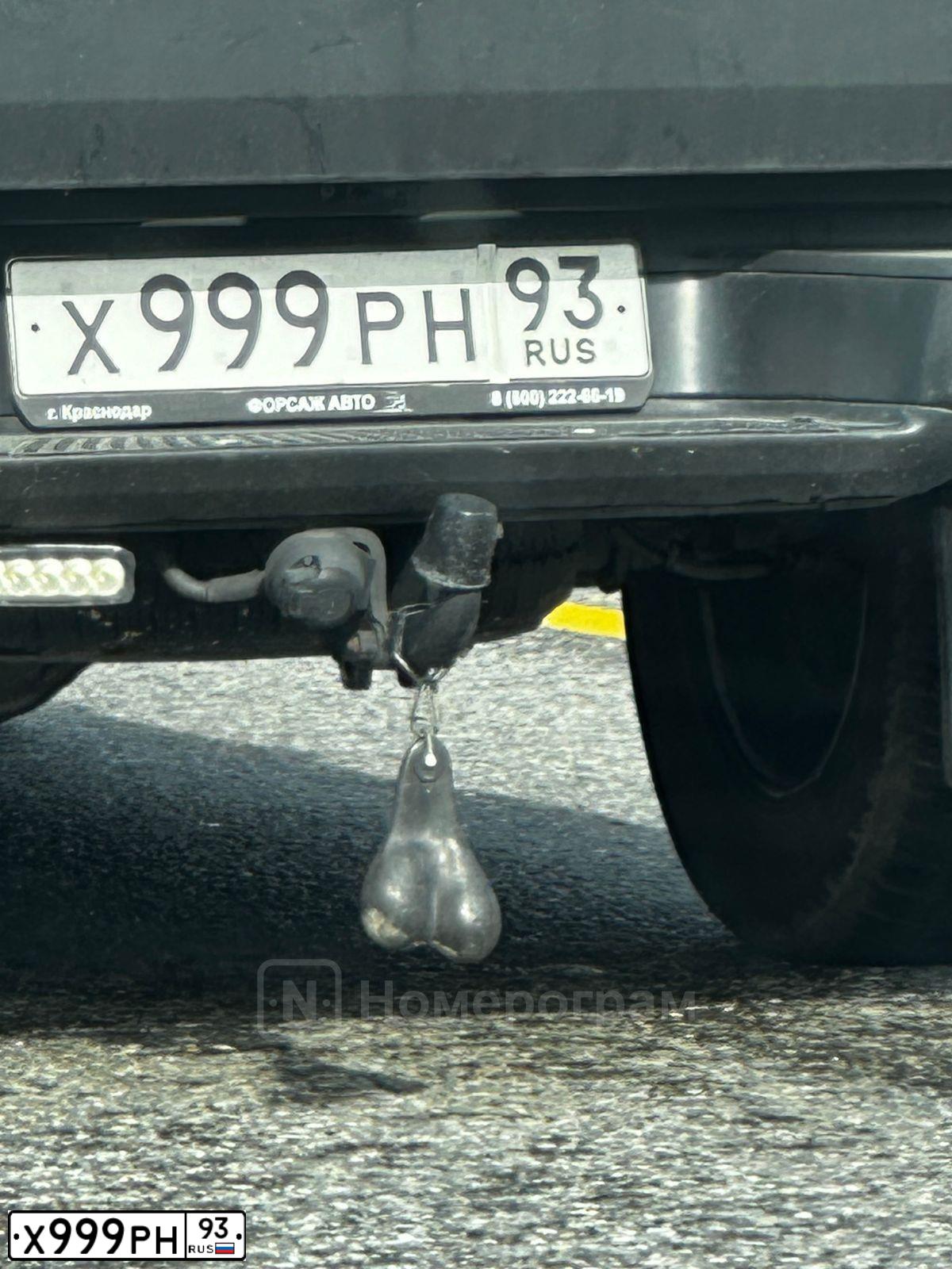 Фото автомобиля NISSAN X-TRAIL, 2007 — госномер Х999РН93. Цвет: ЧЕРНЫЙ