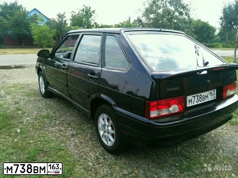 Фото автомобиля LADA 2114 SAMARA, 2008 — госномер К806АС82. Цвет: Сине-Черный