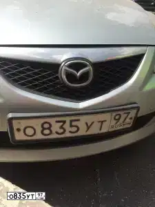 Фото автомобиля MAZDA 6, 2005 — госномер О095ТО32. Цвет: СЕРЫЙ