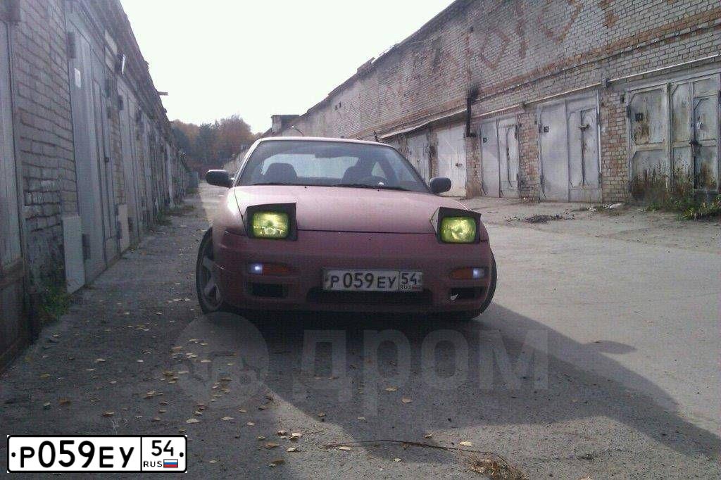Фото автомобиля NISSAN 200 SX, 1993 — госномер Р059ЕУ54. Цвет: КРАСНЫЙ