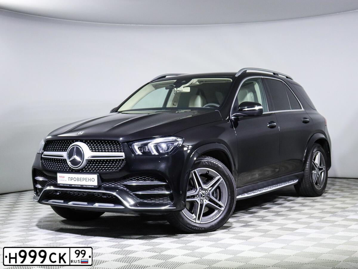 Фото автомобиля МЕРСЕДЕС-БЕНЦ GLE 400D 4MATIC, 2019 — госномер В550ВН550. Цвет: ЧЕРНЫЙ