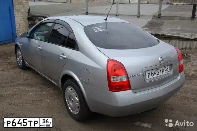 Фото автомобиля NISSAN PRIMERA, 2005 — госномер О207СР31. Цвет: СЕРЕБРИСТЫЙ