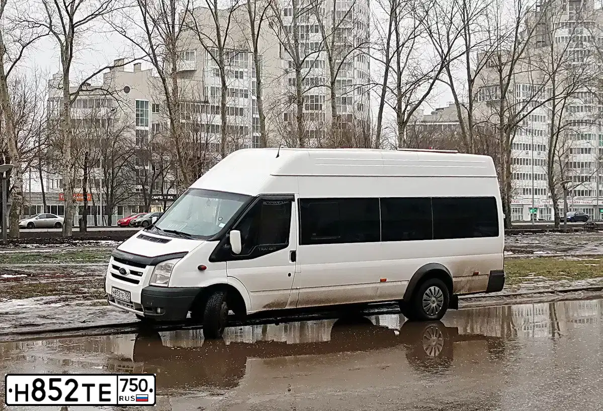 Фото автомобиля GOLAZ TRANSIT 3030, 2007 — госномер Н277КУ136. Цвет: Белый