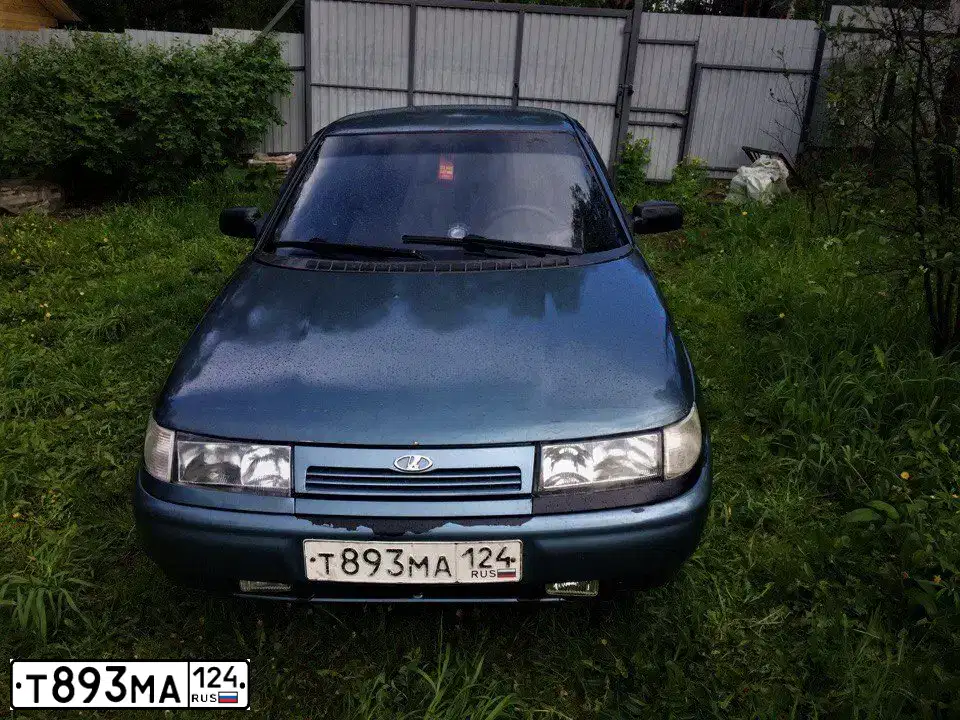 Фото автомобиля LADA 2112 LADA, 2001 — госномер Т893МА124. Цвет: СЕРО-СИНИЙ