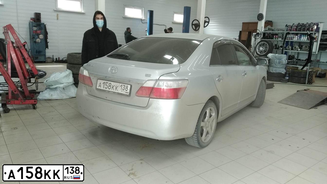 Фото автомобиля TOYOTA PREMIO, 2008 — госномер Р166НР138