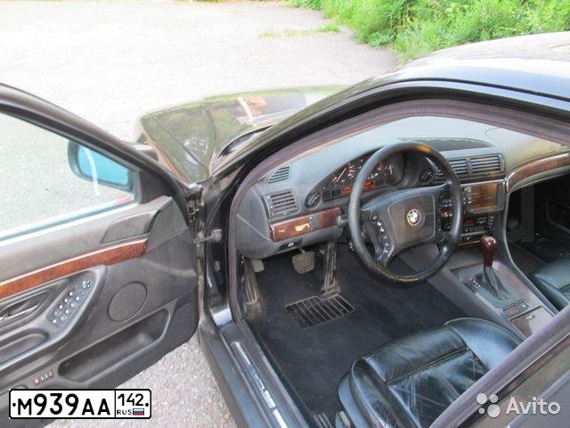 Фото автомобиля BMW SERIE 7, 1998 — госномер М939АА142. Цвет: ЧЕРНЫЙ