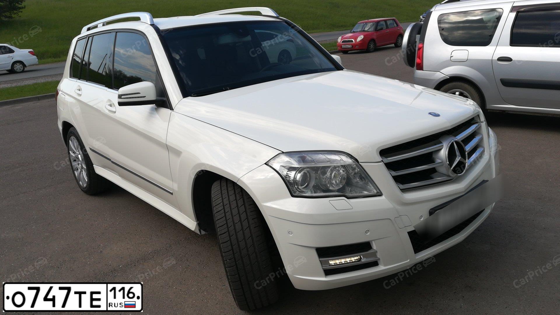 Фото автомобиля MERCEDES GLK-KLASSE, 2010 — госномер Х010СУ102. Цвет: ЧЕРНЫЙ