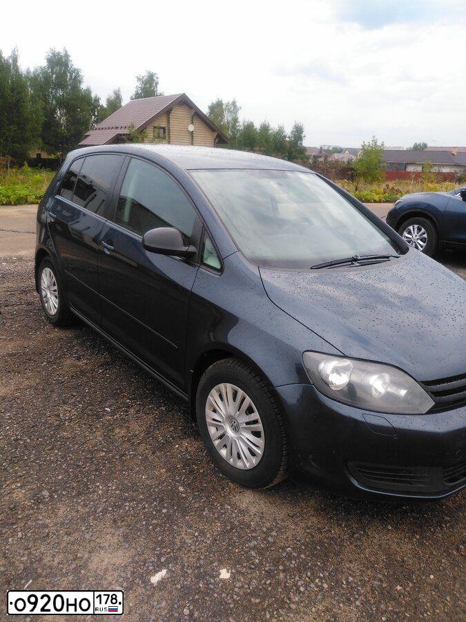 Фото автомобиля VOLKSWAGEN GOLF PLUS, 2013 — госномер О920НО178. Цвет: СЕРО-СИНИЙ