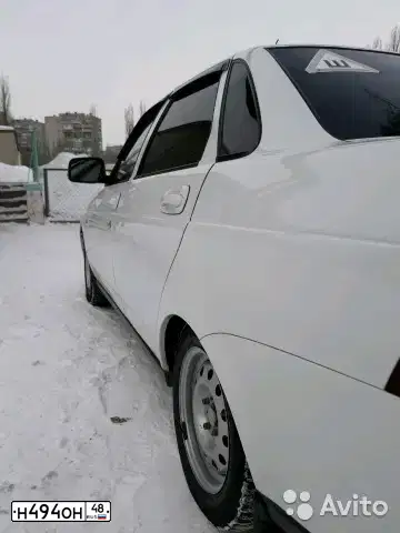 Фото автомобиля LADA 2170 PRIORA, 2015 — госномер А846ЕО136. Цвет: Белый