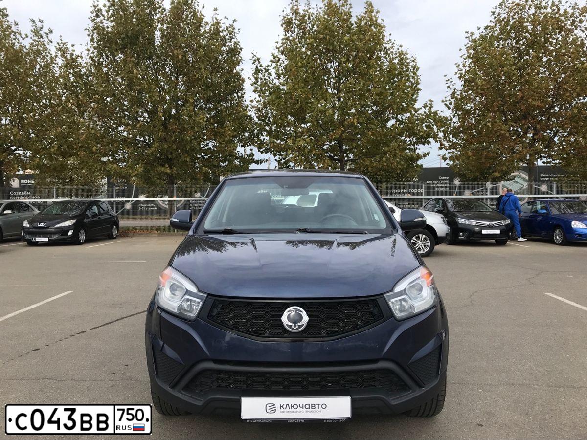 Фото автомобиля SSANGYONG ACTYON, 2014 — госномер У352ОВ799. Цвет: СИНИЙ