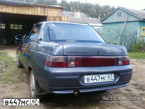 Фото автомобиля LADA 2110, 1999 — госномер В447МС67. Цвет: СЕРО-СИРЕНЕВЫЙ