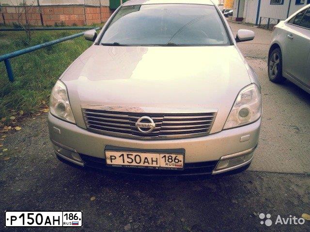 Фото автомобиля NISSAN TEANA, 2006 — госномер М777РТ02. Цвет: Серебристый