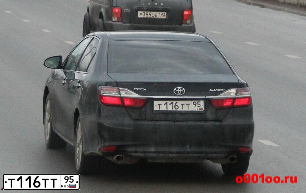 Фото автомобиля TOYOTA CAMRY, 2014 — госномер Т116ТТ95. Цвет: ЧЕРНЫЙ МЕТАЛЛИК