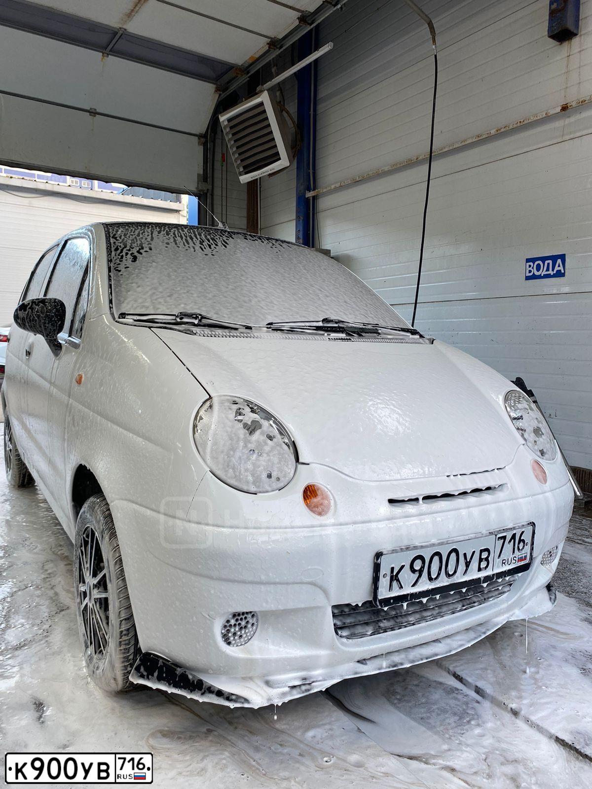 Фото автомобиля DAEWOO MATIZ, 2012 — госномер К900УВ716. Цвет: БЕЛО-ДЫМЧАТЫЙ