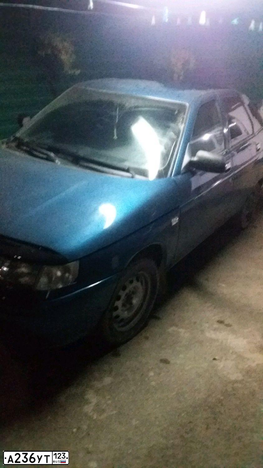 Фото автомобиля LADA 2112, 2004 — госномер А236УТ123. Цвет: сине-зеленый
