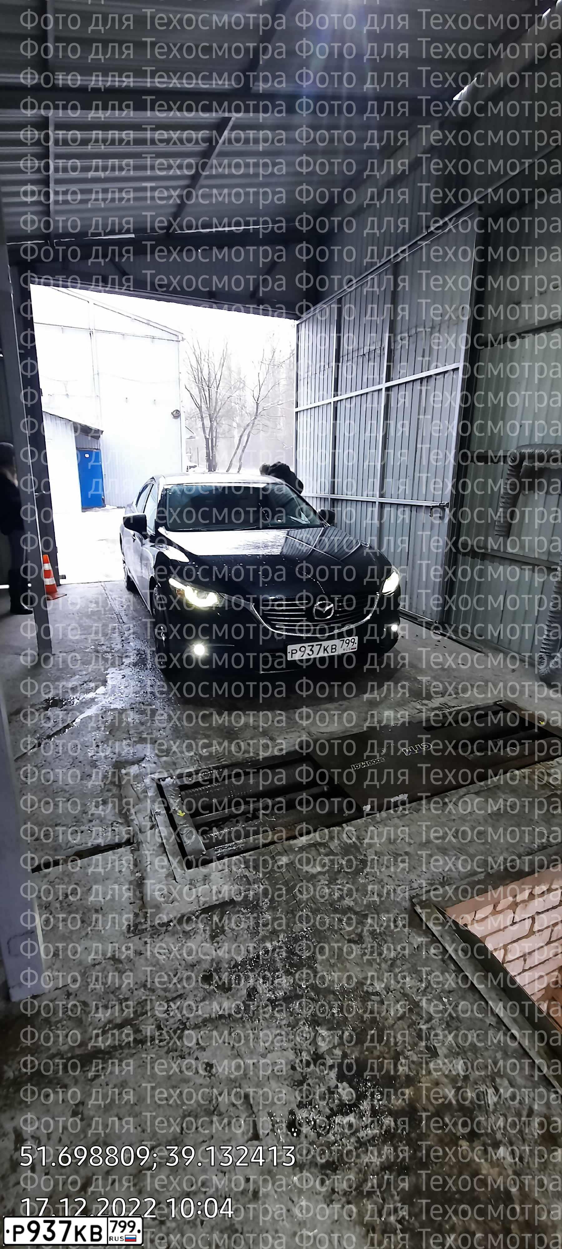 Фото автомобиля MAZDA 6, 2018 — госномер Т738ЕУ136. Цвет: ЧЕРНЫЙ