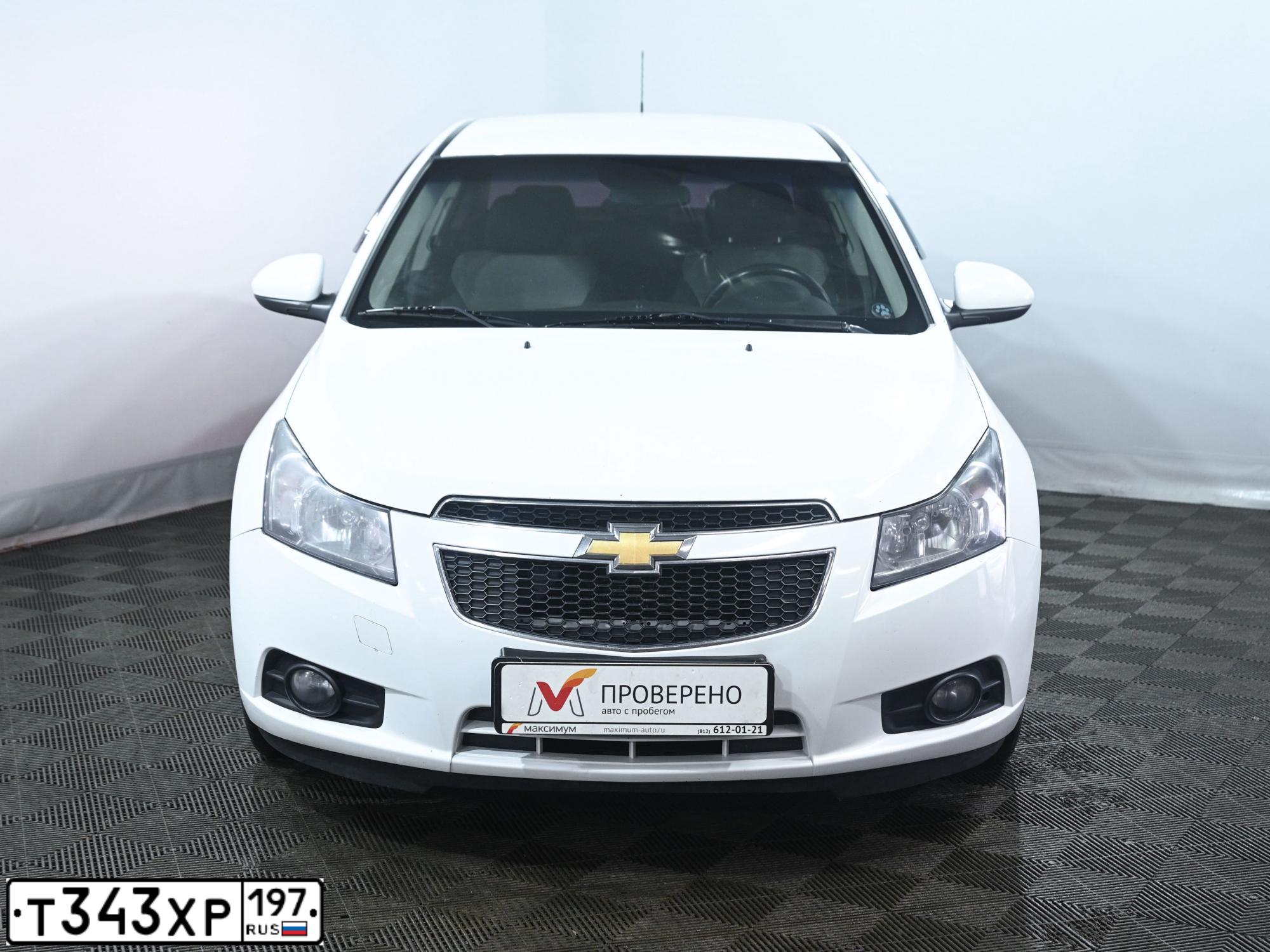 Фото автомобиля CHEVROLET CRUZE, 2012 — госномер М547ХЕ21. Цвет: Белый