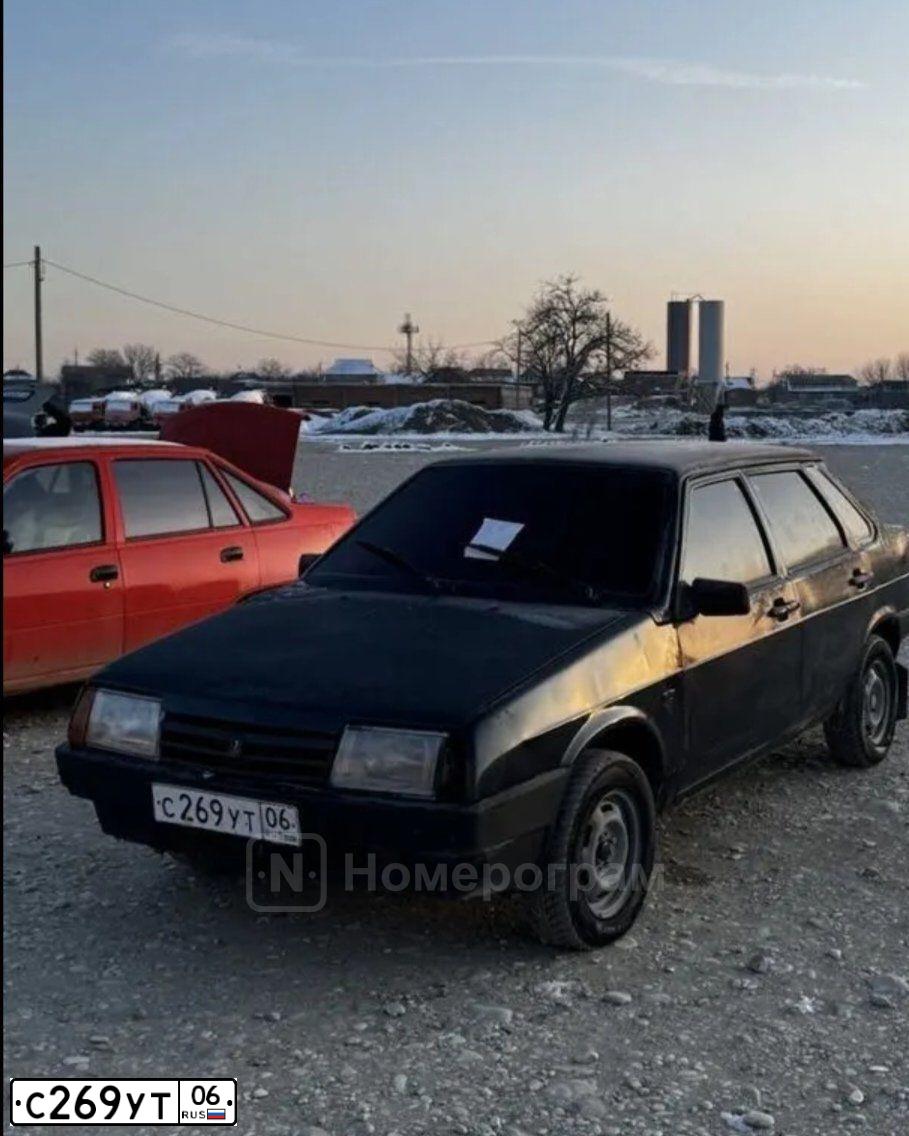 Фото автомобиля LADA 2109 SAMARA, 2003 — госномер С269УТ06. Цвет: ГРАФИТОВЫЙ МЕТАЛЛИК