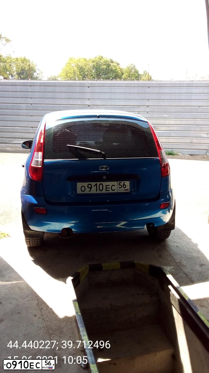 Фото автомобиля LADA 1119 KALINA, 2007 — госномер О910ЕС56. Цвет: СИНИЙ МЕТАЛЛИК