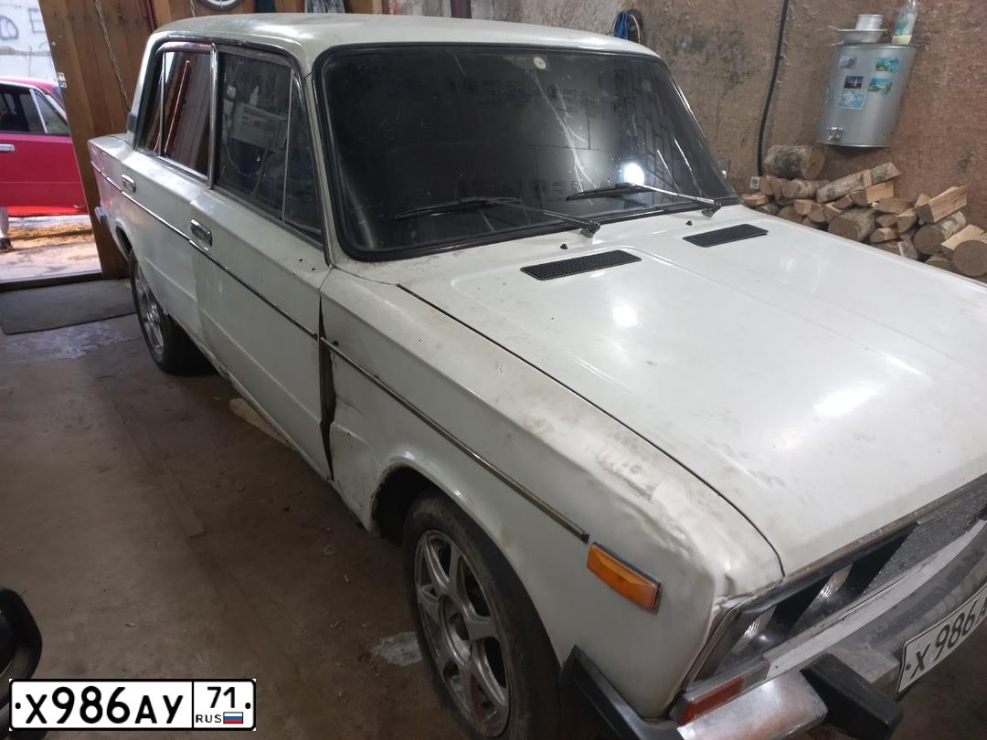 Фото автомобиля LADA 2106, 1993 — госномер Х986АУ71. Цвет: Белый