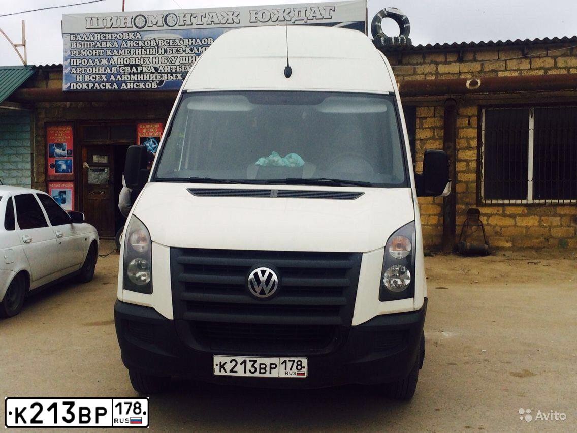 Фото автомобиля VOLKSWAGEN CRAFTER, 2007 — госномер С758НТ797. Цвет: Белый