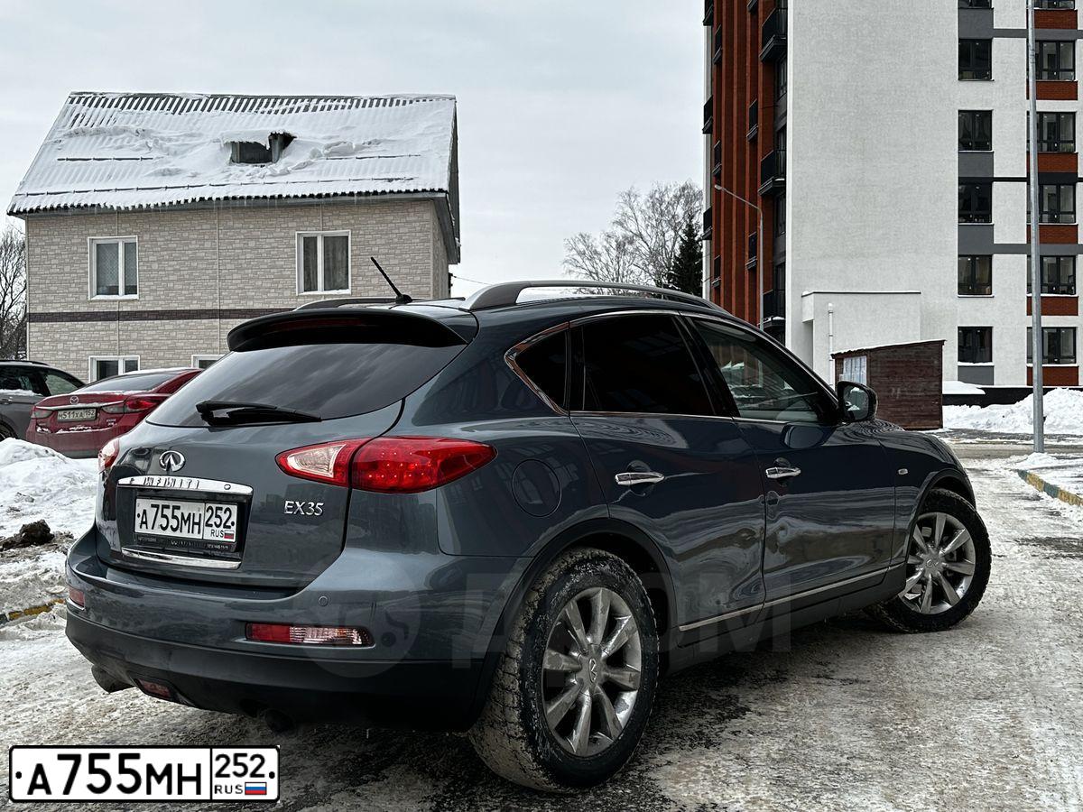 Фото автомобиля ИНФИНИТИ EX35 PREMIUM, 2008 — госномер Р042ВС76. Цвет: ЗЕЛЕНЫЙ