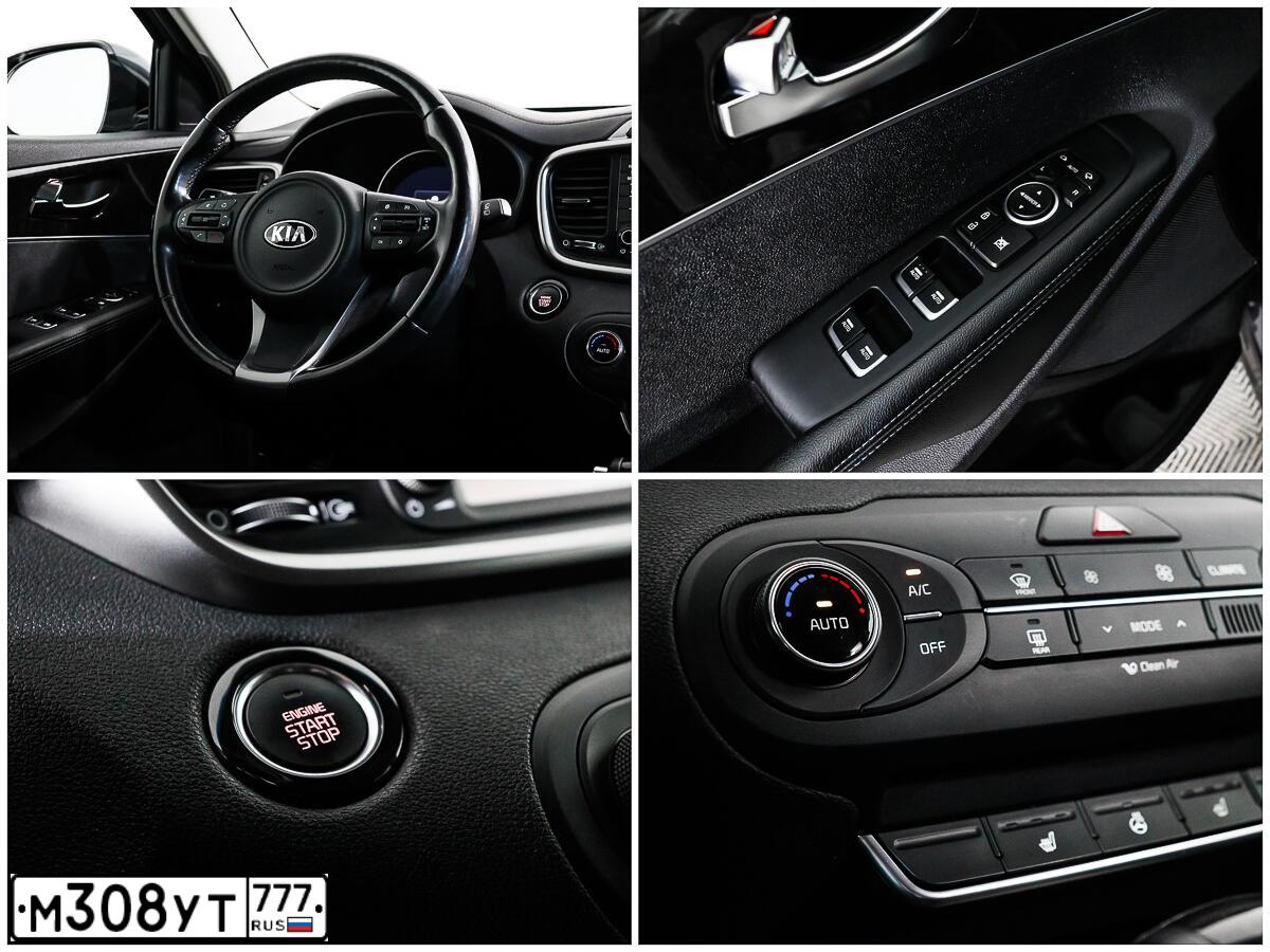 Фото автомобиля KIA SORENTO, 2017 — госномер С027КВ198. Цвет: Серый