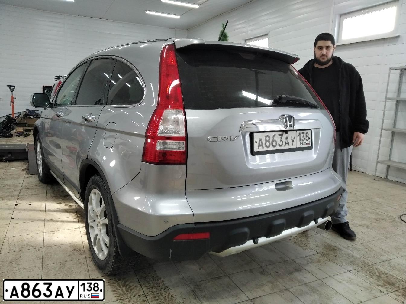 Фото автомобиля HONDA CR-V, 2008 — госномер Н431НЕ14