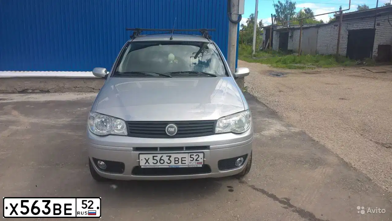Фото автомобиля FIAT ALBEA, 2008 — госномер У894ВА152. Цвет: СЕРЫЙ