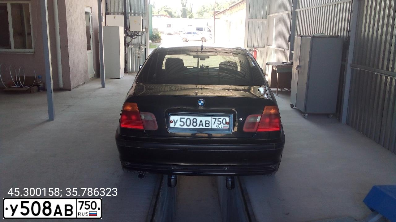 Фото автомобиля BMW SERIE 3, 2000 — госномер О723СЕ177. Цвет: ЧЕРНЫЙ