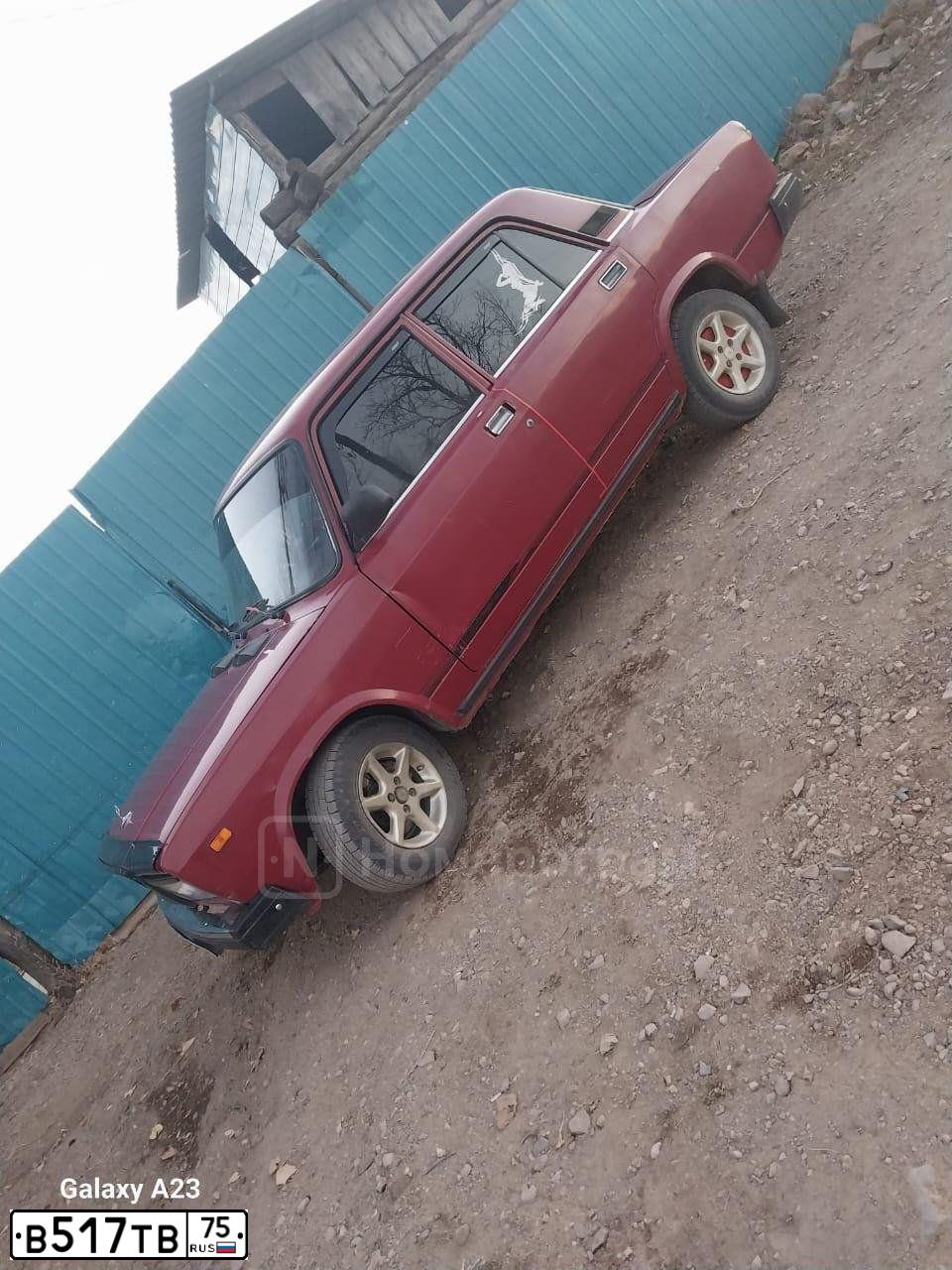 Фото автомобиля LADA 2107, 2007 — госномер В517ТВ75. Цвет: ВИШНЕВЫЙ