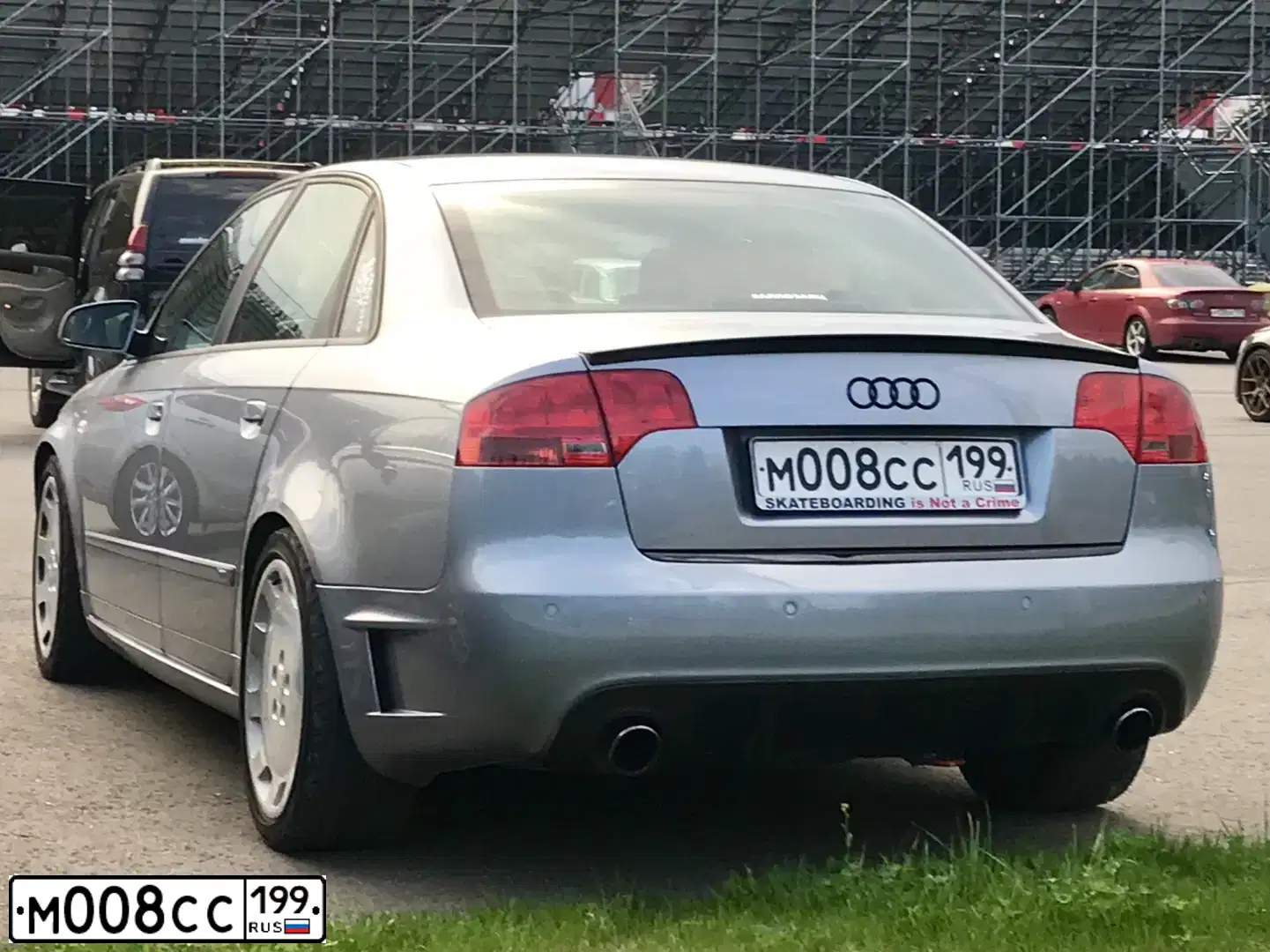 Фото автомобиля АУДИ Q7, 2010 — госномер С452ЕР977. Цвет: ЧЕРНЫЙ