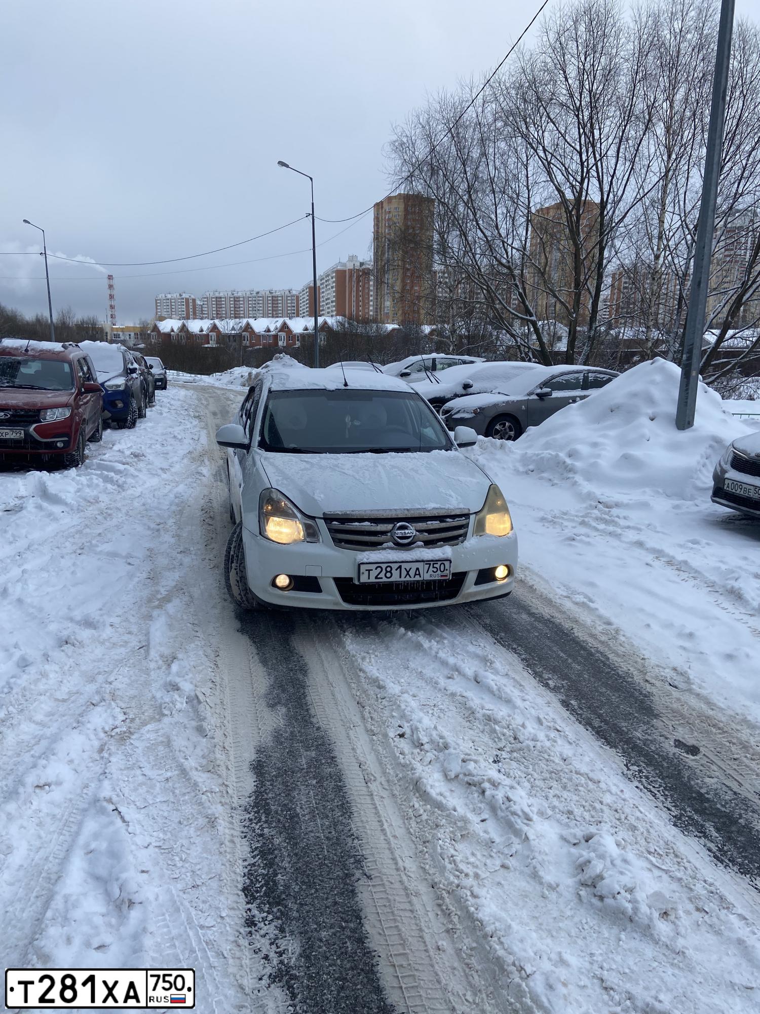 Фото автомобиля NISSAN ALMERA AVTOVAZ, 2014 — госномер Т825ЕО58. Цвет: Белый