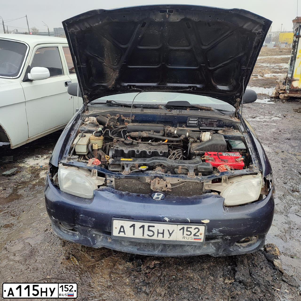 Фото автомобиля KIA RIO, 2009 — госномер Е273ОМ152. Цвет: СВЕТЛО-СЕРЫЙ