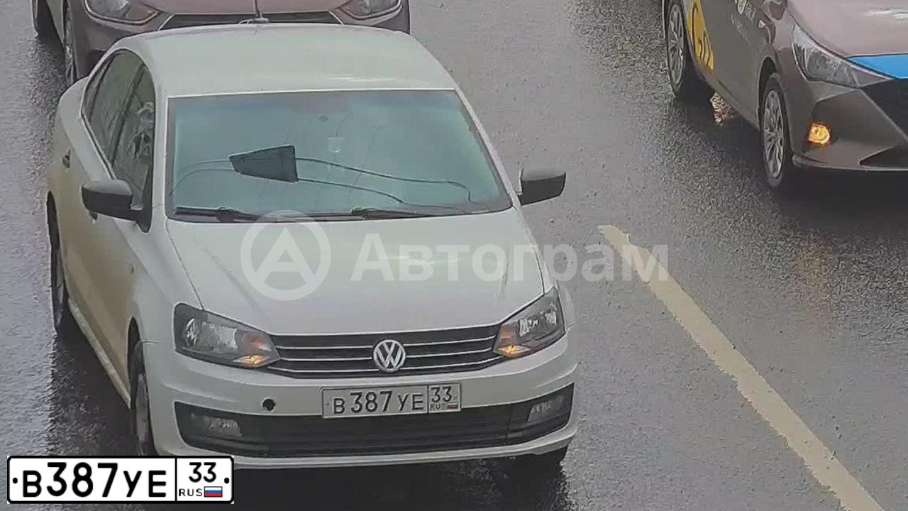 Фото автомобиля VOLKSWAGEN POLO, 2019 — госномер У836ЕВ44. Цвет: Белый