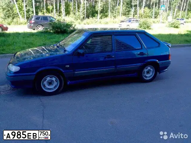 Фото автомобиля LADA 2114, 2005 — госномер Х094ВМ56. Цвет: Сине-зеленый