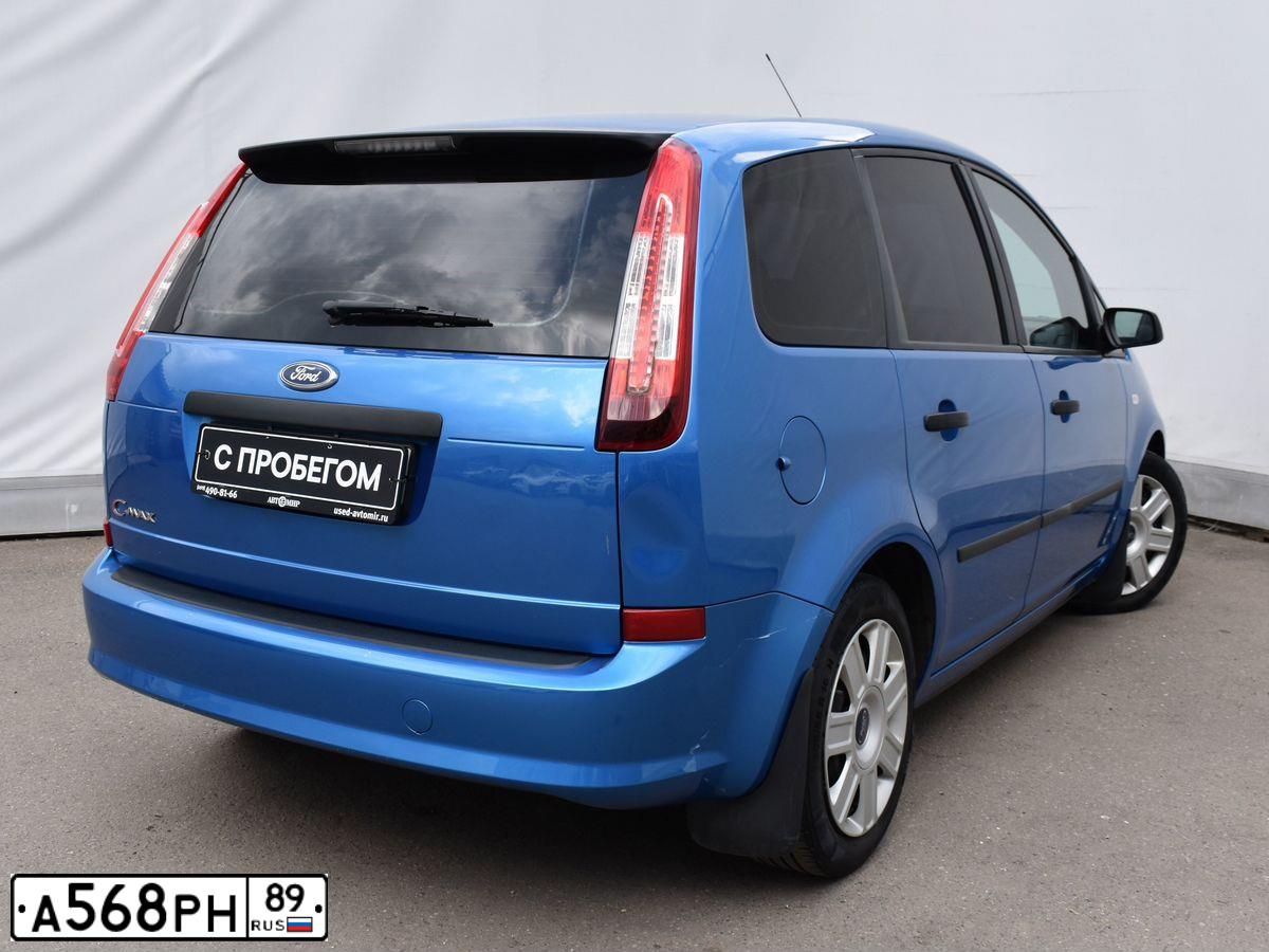 Фото автомобиля FORD FOCUS C-MAX, 2007 — госномер А568РН89. Цвет: ЯРКО-ГОЛУБОЙ
