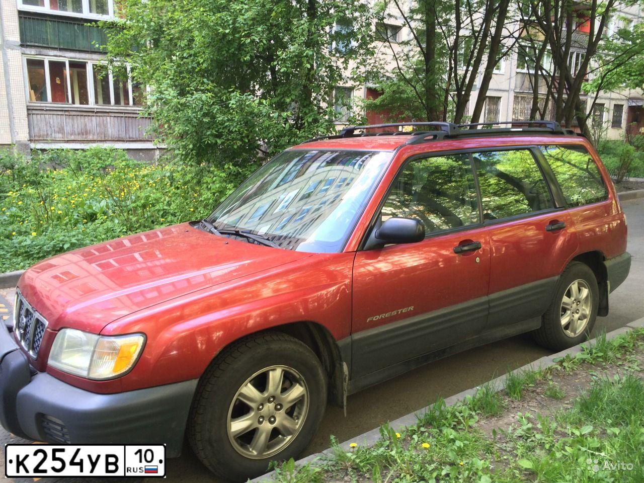 Фото автомобиля SUBARU FORESTER, 2000 — госномер Т464ЕА04. Цвет: ВИШНЕВЫЙ