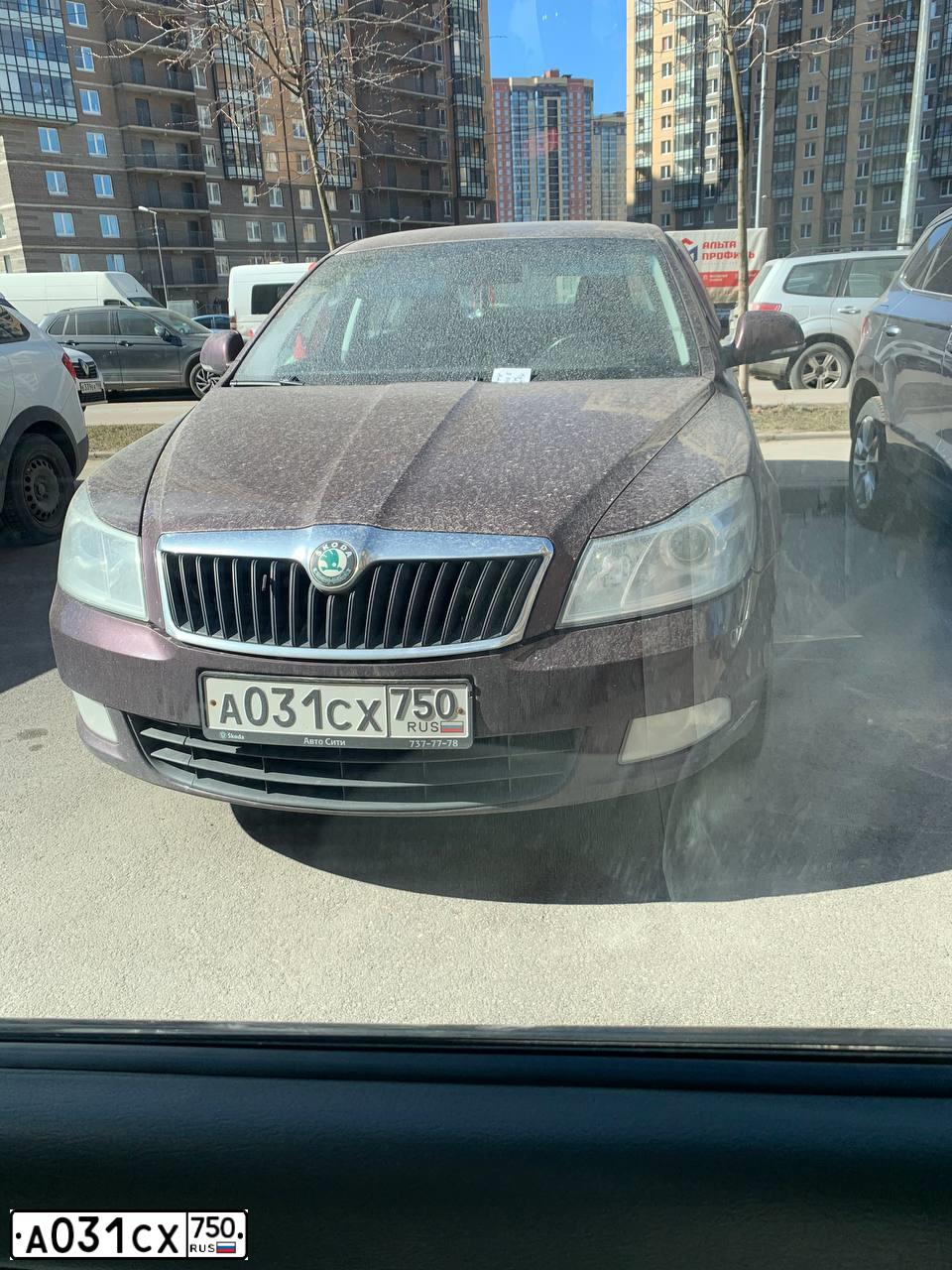 Фото автомобиля SKODA OCTAVIA, 2010 — госномер А031СХ750