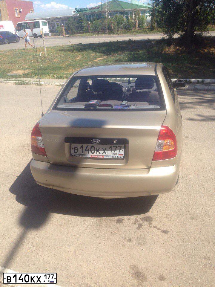 Фото автомобиля HYUNDAI ACCENT, 2006 — госномер Н347ЕХ82