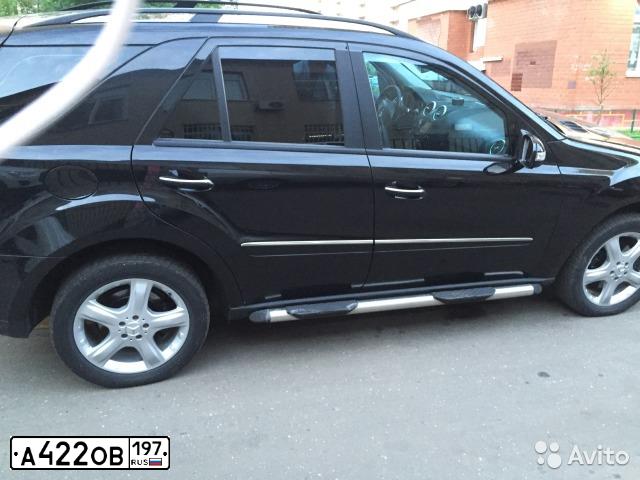Фото автомобиля MERCEDES M-KLASSE, 2006 — госномер В082АО96. Цвет: ЧЕРНЫЙ