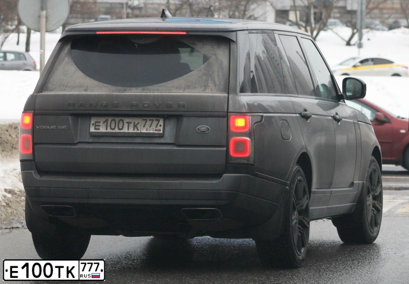 Фото автомобиля LANDROVER RANGE ROVER SPORT, 2016 — госномер М613ОК799. Цвет: ЧЕРНЫЙ