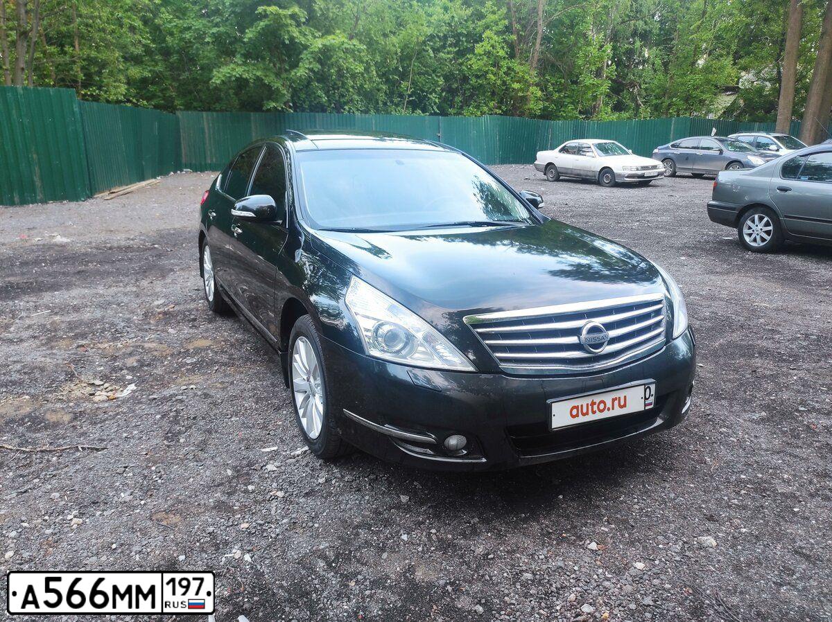 Фото автомобиля NISSAN TEANA, 2012 — госномер Т232АА797. Цвет: ЧЕРНЫЙ