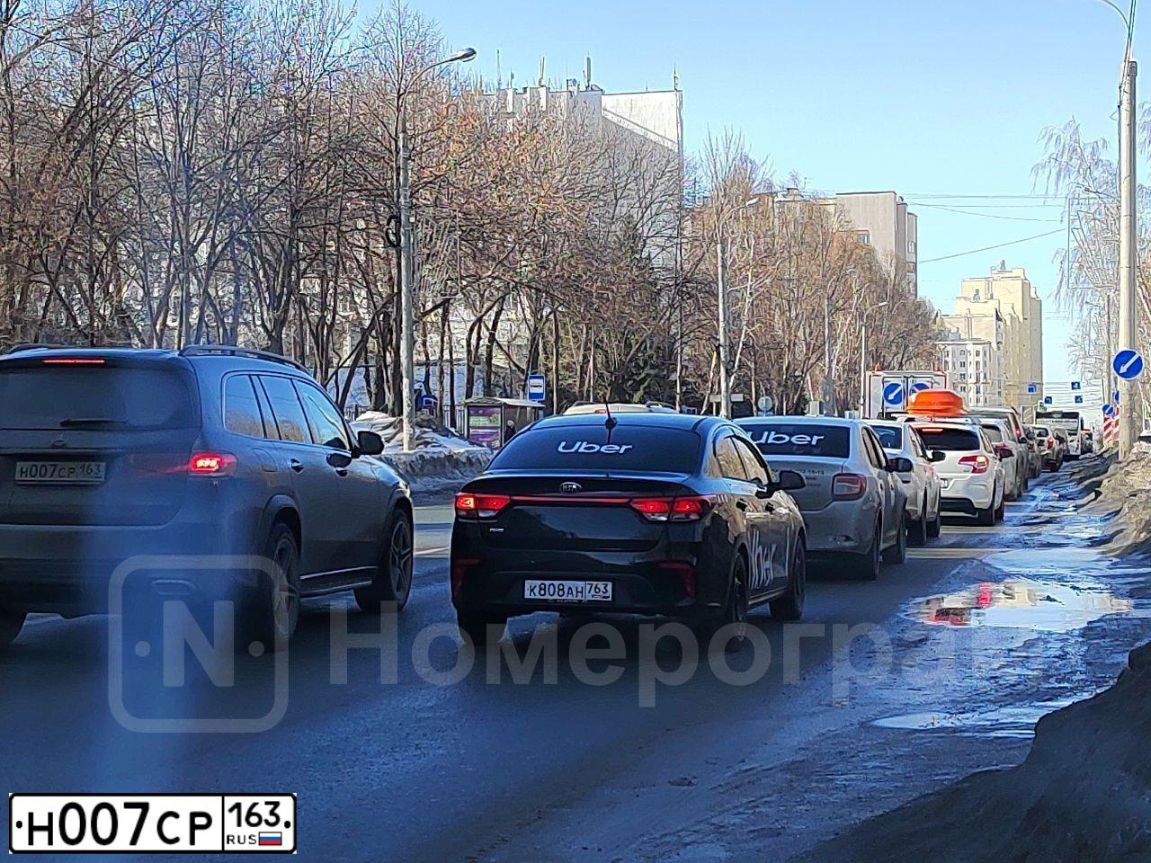 Фото автомобиля AUDI A6, 2012 — госномер Т080ТТ163. Цвет: Белый