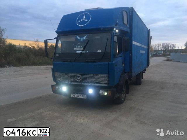 Фото автомобиля MERCEDES LK-SERIE, 1991 — госномер О416КС102. Цвет: синий