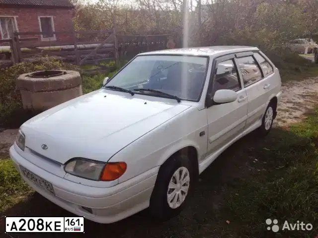Фото автомобиля LADA 2114 SAMARA, 2009 — госномер Н612РР10. Цвет: Белый