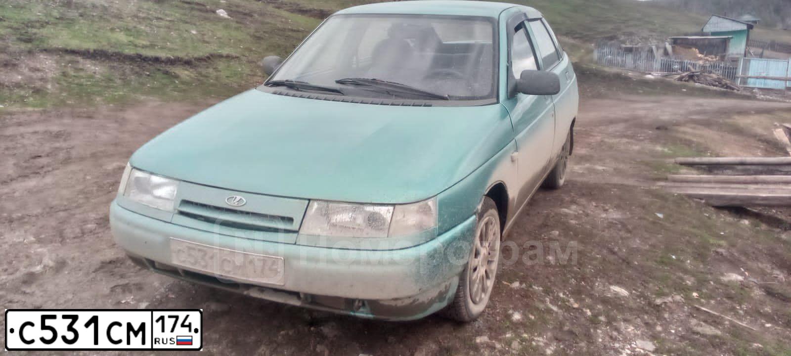 Фото автомобиля LADA 2112, 2000 — госномер С531СМ174. Цвет: СЕРЕБРИСТЫЙ ЗЕЛЕНО-ГОЛУБОЙ