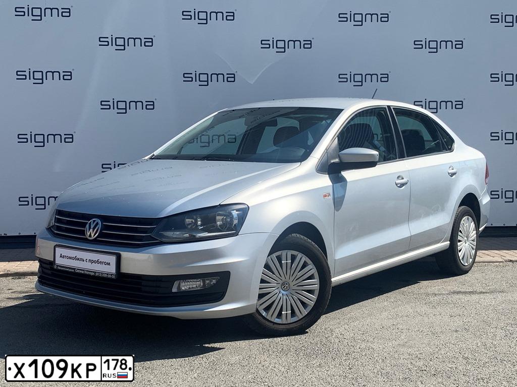 Фото автомобиля VOLKSWAGEN POLO, 2017 — госномер У918КТ07. Цвет: СЕРЕБРИСТЫЙ